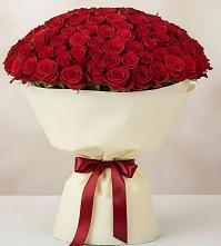 Букет 101 Красная роза Милано в Любохне
