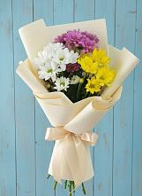 Букет цветов из:  Хризантемы в Любохне