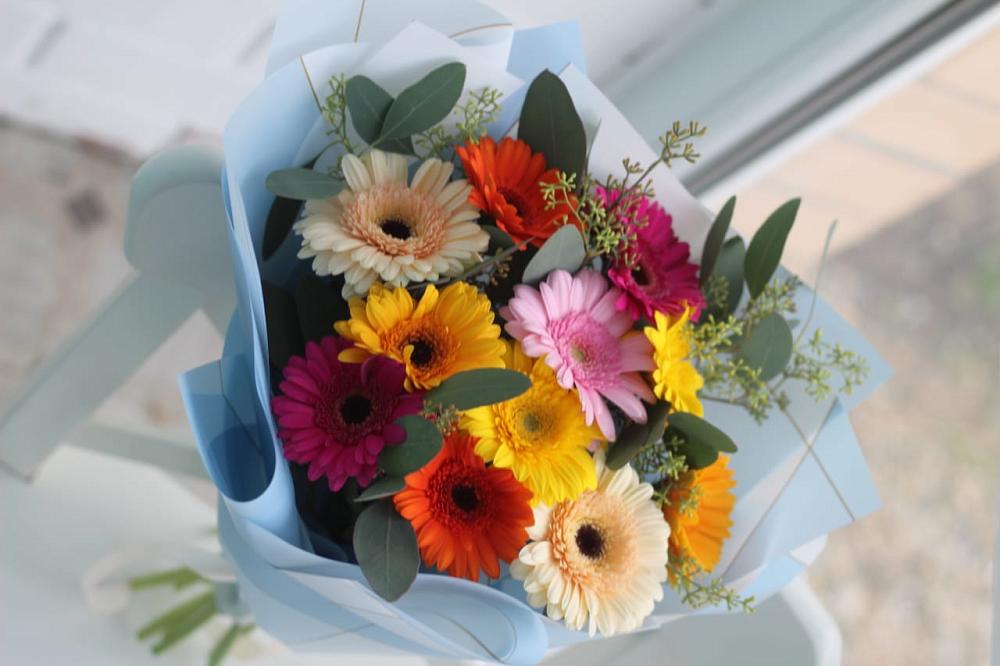 Букет цветов из: Герберы в Любохне