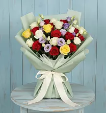 Букет цветов из:  Розы в Любохне
