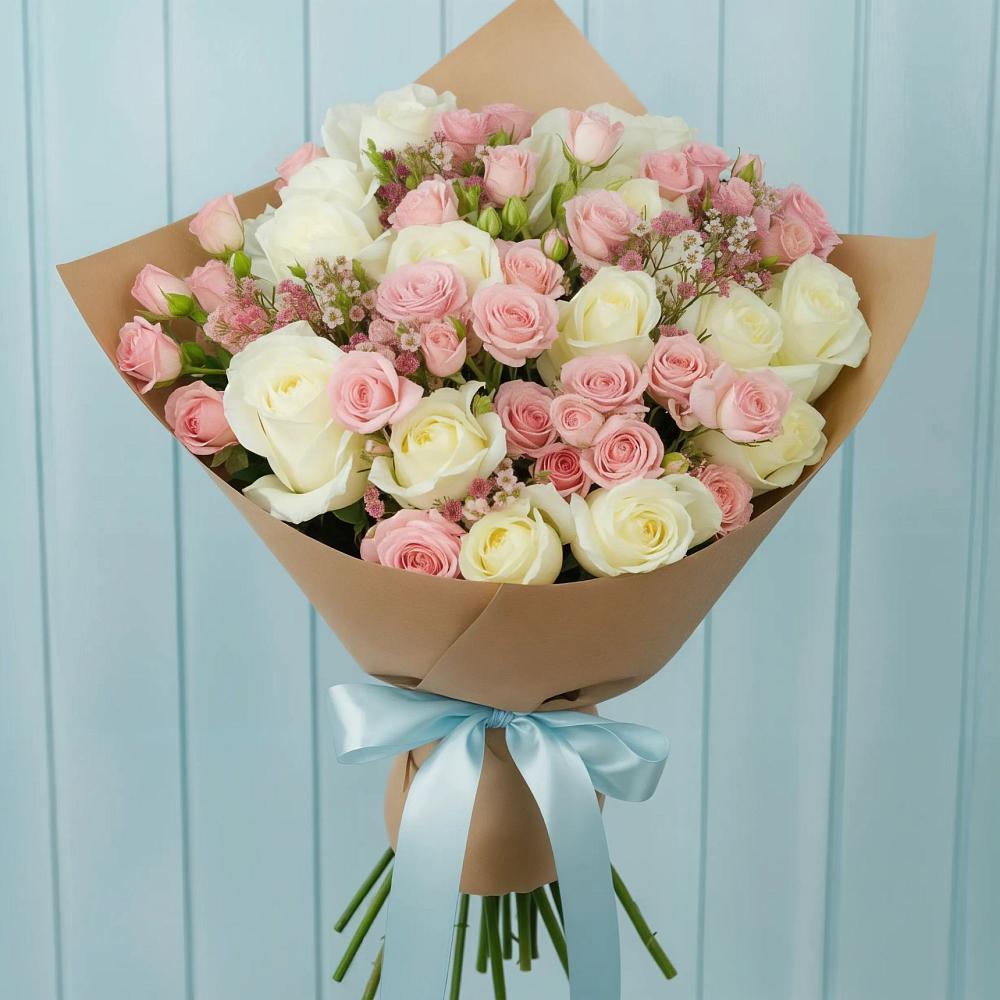 Букет цветов из: Розы в Любохне