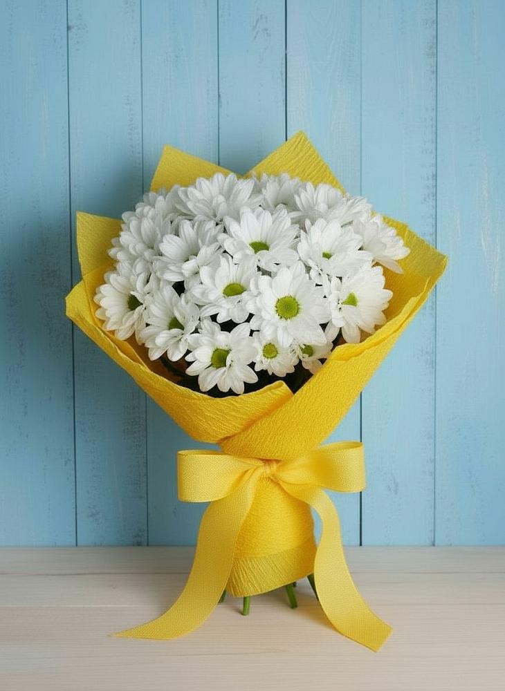 Букет цветов из: Хризантемы в Любохне