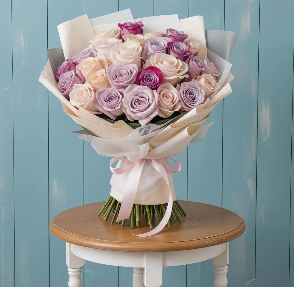 Букет цветов из: Розы в Любохне