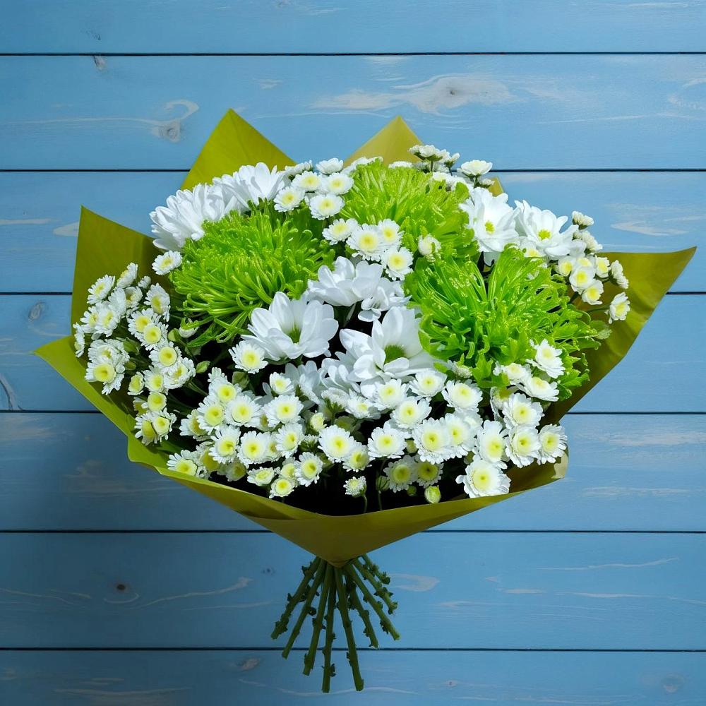 Букет цветов из: Хризантемы в Любохне