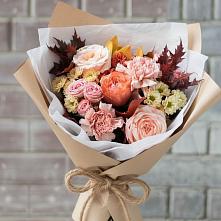 Букет цветов из:  Гвоздики, Хризантемы и Розы в Любохне