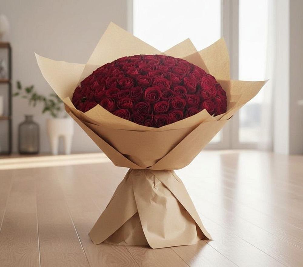 Букет 101 Красная роза в Любохне