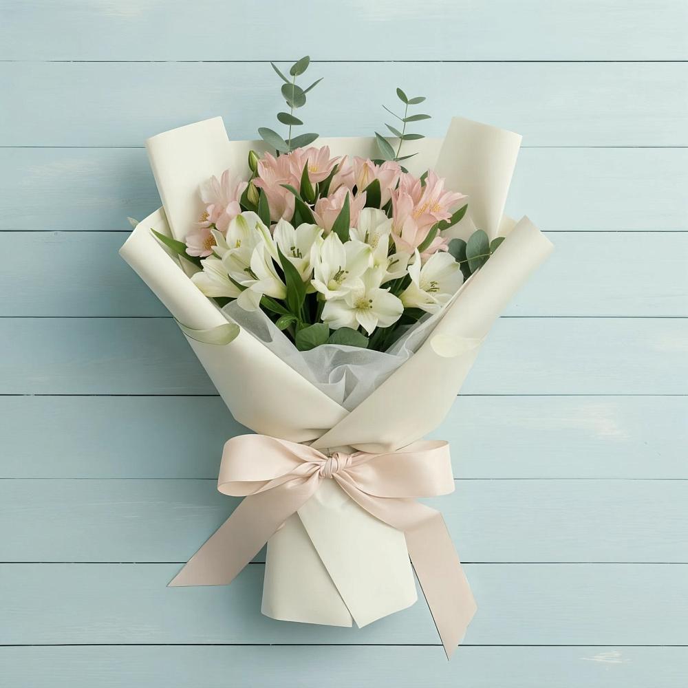 Букет цветов из: Альстромерии в Любохне