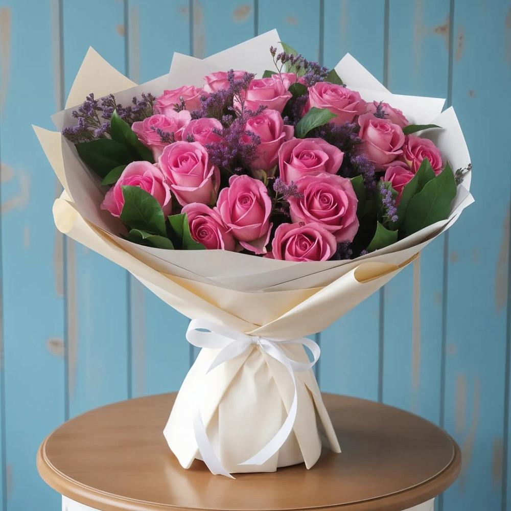 Букет цветов из: Розы в Любохне