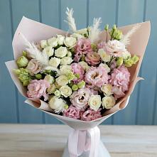 Букет цветов из:  Альстромерии и Розы в Любохне